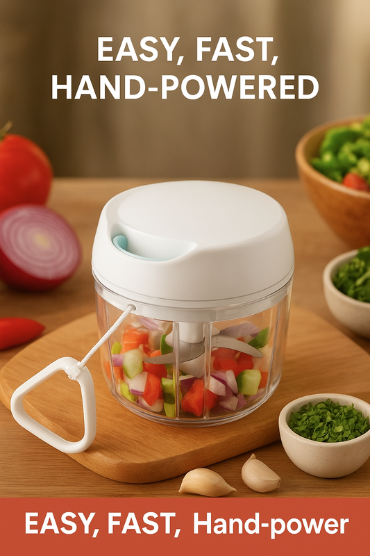 🔪Mini Chopper Hand-power Food Chopper Mincer Mixer Blender🥗