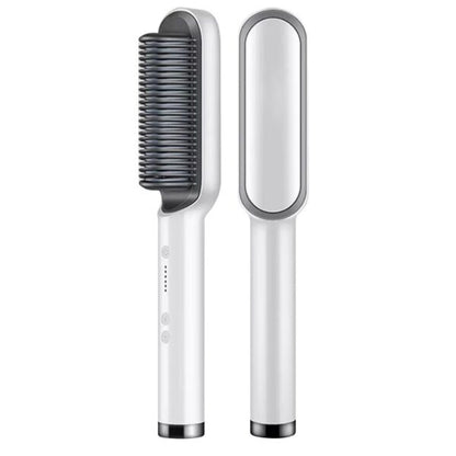 Hair Straightener Iron Brush Straight Hair Straightener